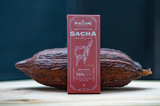 SACHA Nina’s Nuance 72% Kakao-Schokolade (Chili & Wilder Zimt)