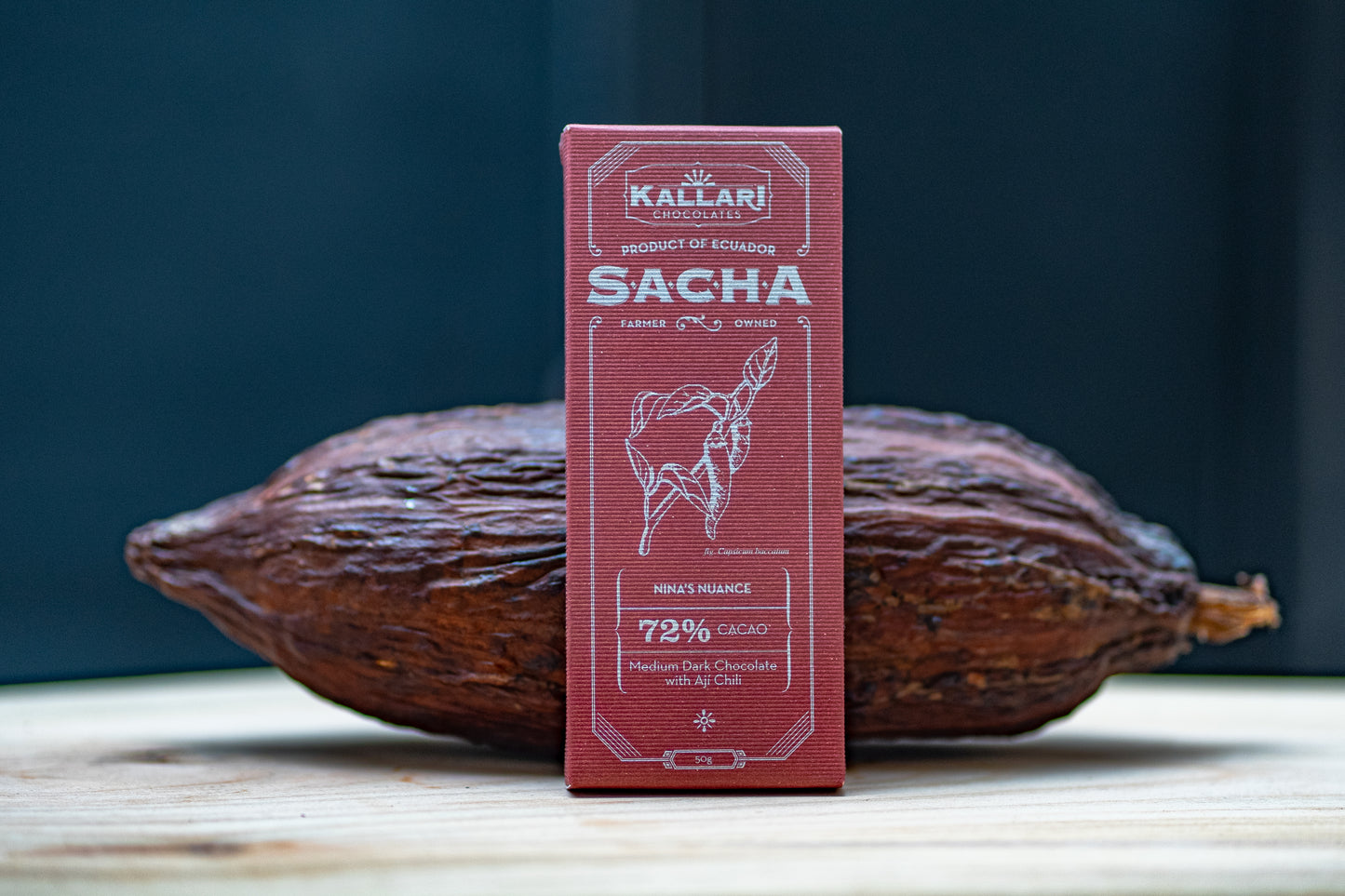 SACHA Nina’s Nuance 72% Kakao-Schokolade (Chili & Wilder Zimt)