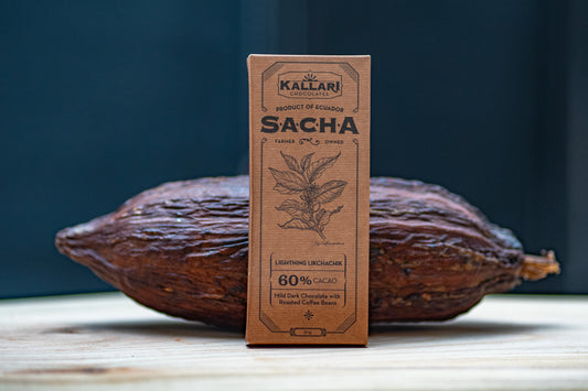 SACHA Likchachik 60% Kakao-Schokolade (Geröstete Kaffeebohnen)